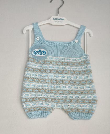 Pelele tirantes de hilo dibujo tricolor [1]