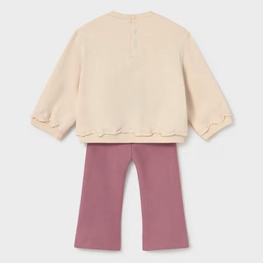 Conjunto leggings campana y sudadera bebé  [1]