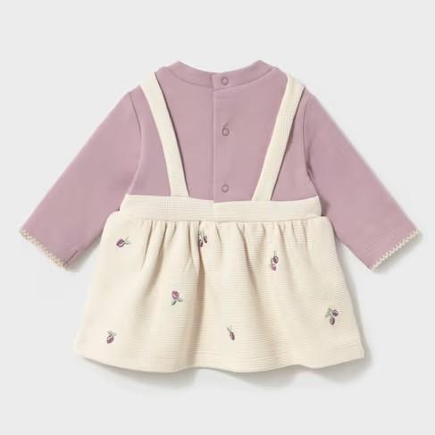 Vestido pelele recién nacida falda bordada [1]