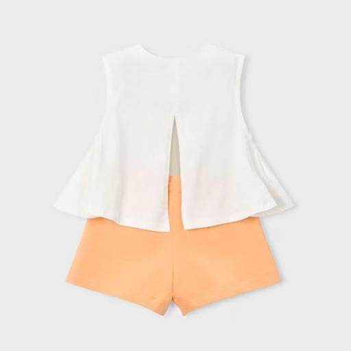 Conjunto camiseta y short punto algodón niña [2]