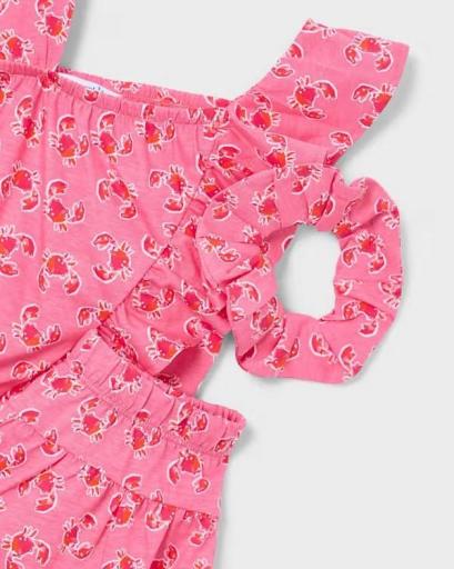 Conjunto short  y top asimétrico fantasía niña [1]