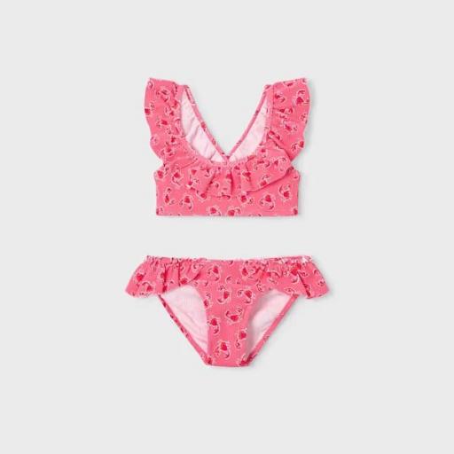 Bikini niña volantes 