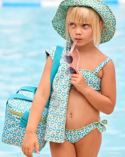 Bikini estampado niña