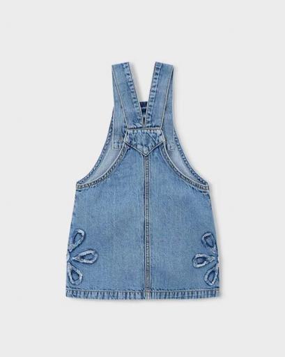 Falda peto vaquero fluido niña [2]