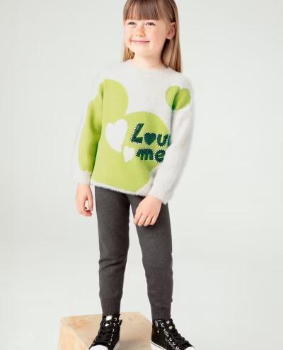 Conjunto jersey y leggings tricot niña [0]