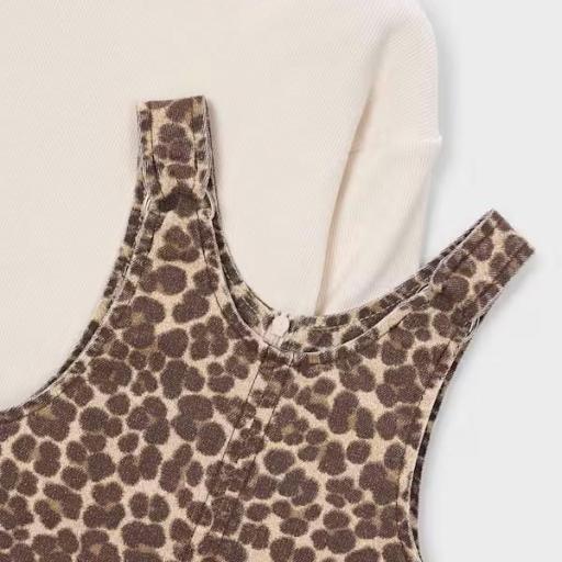 Conjunto vestido peto y camiseta manga larga niña [1]