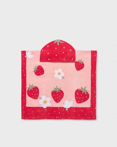 Toalla playa con capucha Fresas [0]