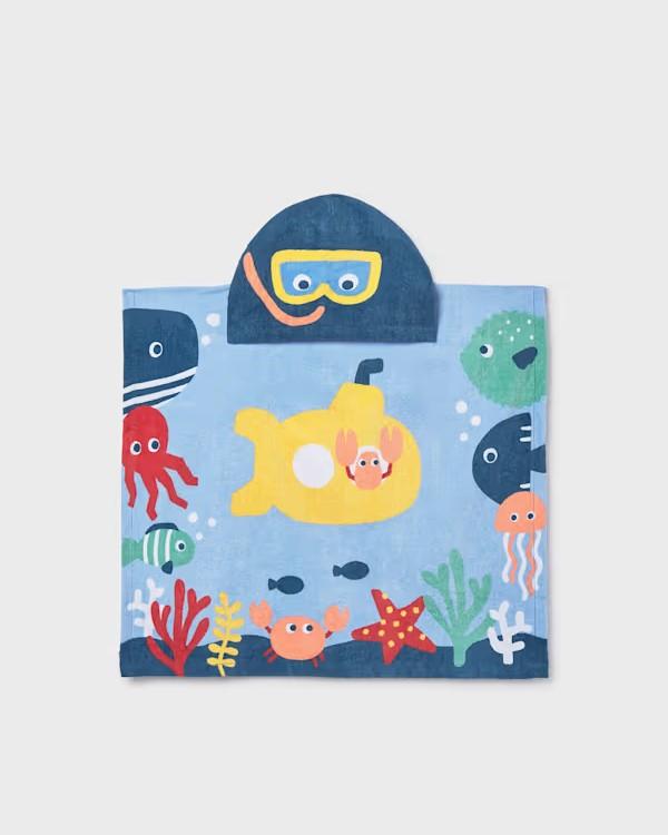 Toalla playa con capucha