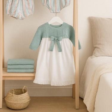 Batón largo bebé recién nacido Juliana [1]