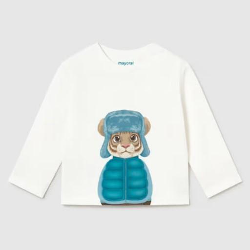 Camiseta tigre manga larga bebé niño  [0]