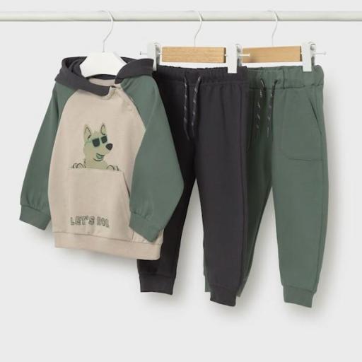 Chándal combinado 2 pantalones bebé niño 