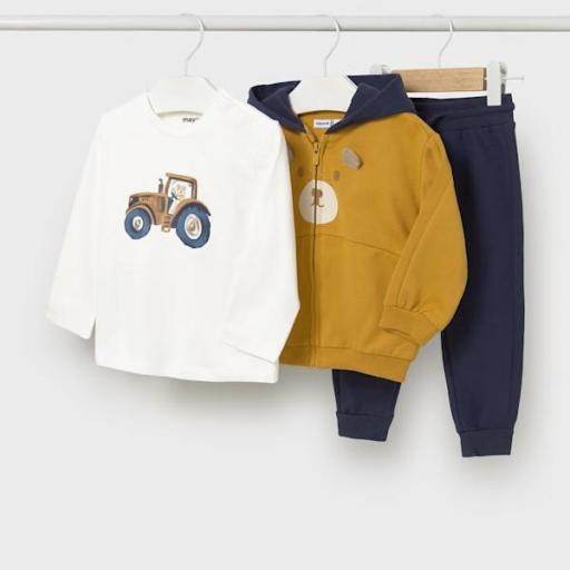 Chándal 3 piezas combinado camiseta bebé niño [0]