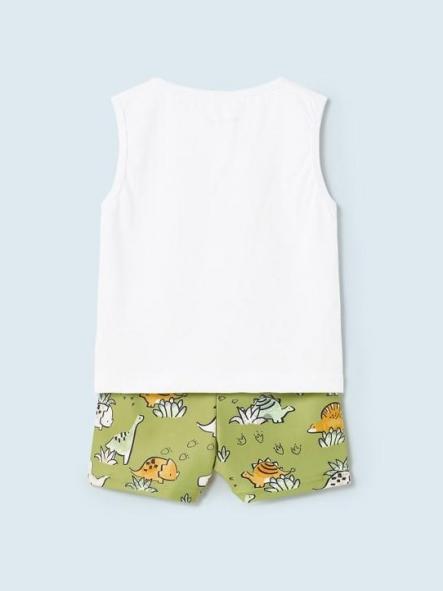 Conjunto baño camiseta y boxer para bebé dinosaurio [1]