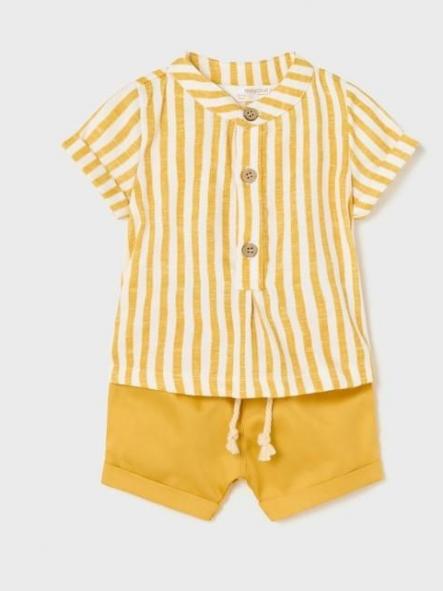 Conjunto camisa y pantalón corto bebé niño [0]