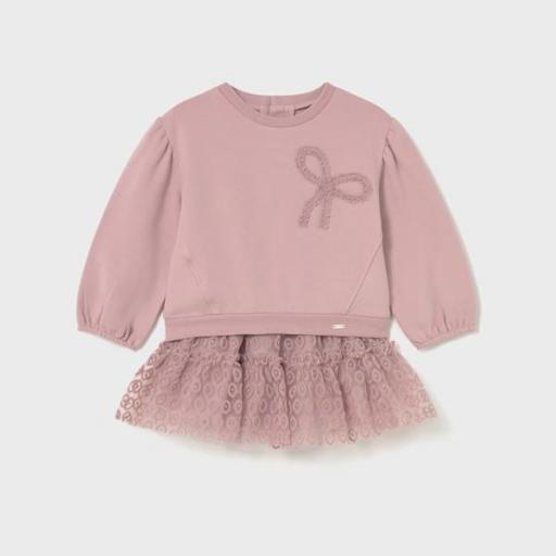 Conjunto falda tul y sudadera fantasía