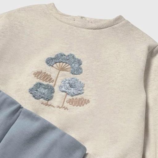 Chándal pantalón campana y sudadera bebé  [2]