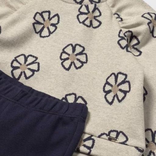 Conjunto legging y sudadera estampada bebé niña  [2]