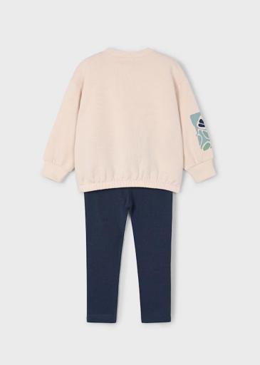 Conjunto legging y sudadera para niña [1]