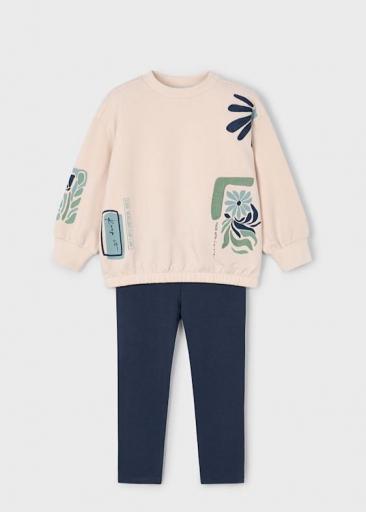 Conjunto legging y sudadera para niña [0]