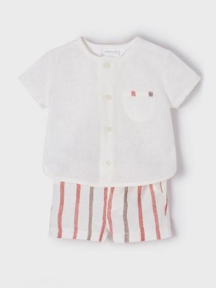 Conjunto pantalón corto y camisa recién nacido [0]