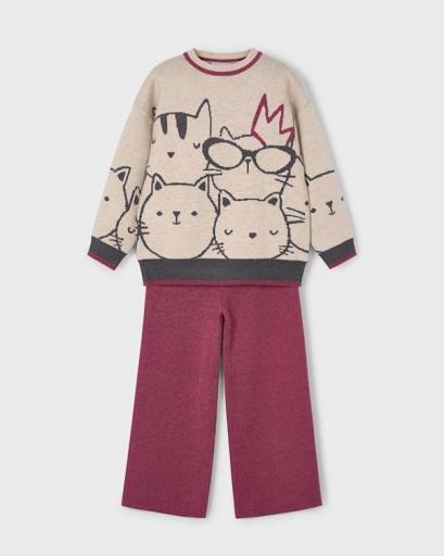 Conjunto pantalón largo y jersey tricot niña [1]