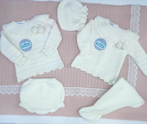 Conjunto polainas 3p cuello punto invierno [2]