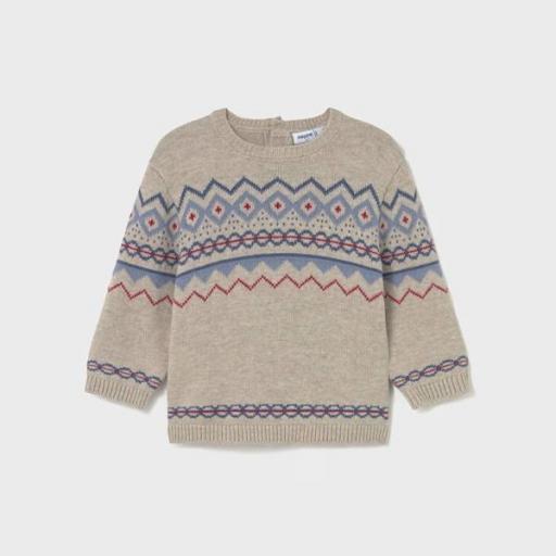 Jersey dibujo jacquard bebé niño 