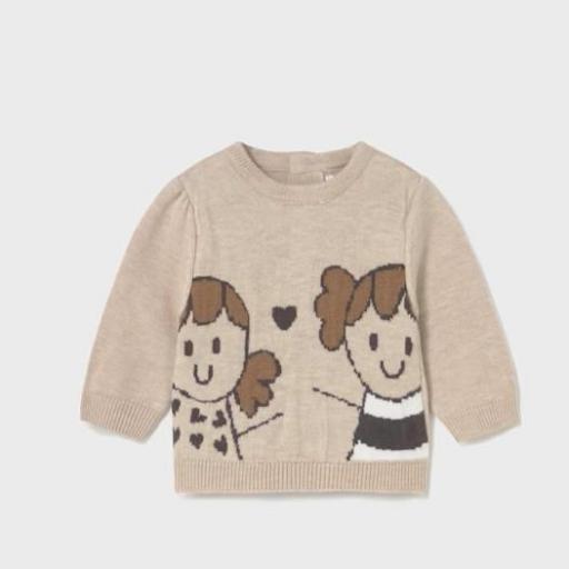Conjunto leggings y jersey muñecas recién nacida