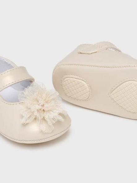 Zapatos merceditas con pompon recién nacida [2]