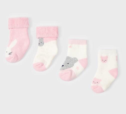 Set 4 calcetines recién nacida