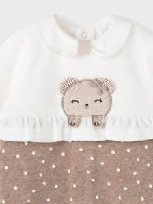 Pijama punto tundosado recién nacida [2]