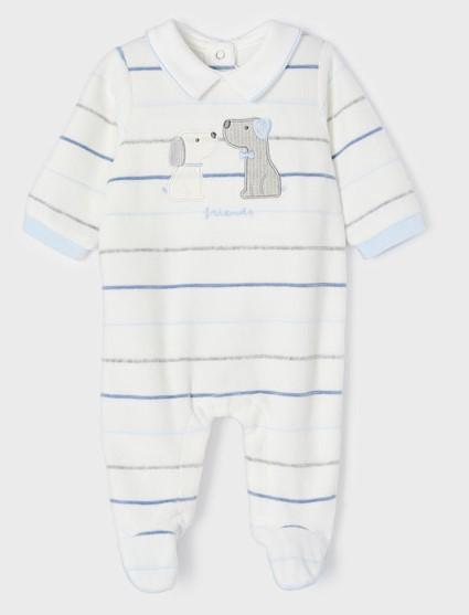 Pijama bebé niño rayas