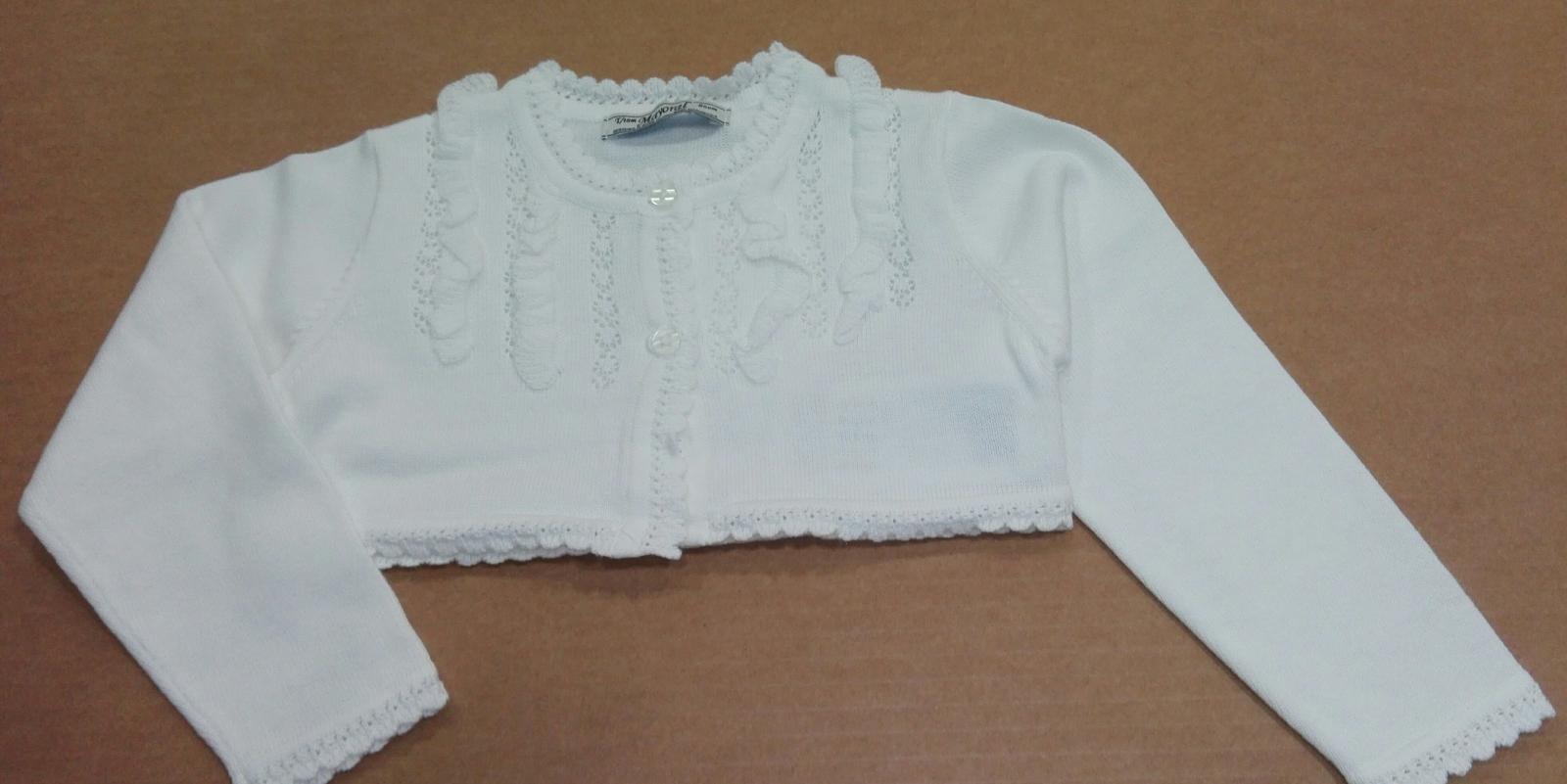 Rebeca bebé niña algodón blanca o marfil Mayoral 1322