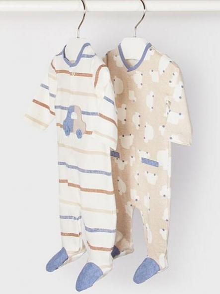 Set pijamas recién nacido ECOFRIENDS 