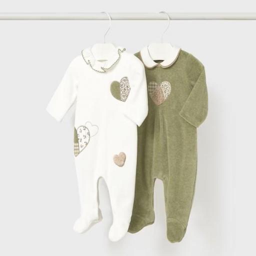 Conjunto dos pijamas tundosado recién nacido [0]