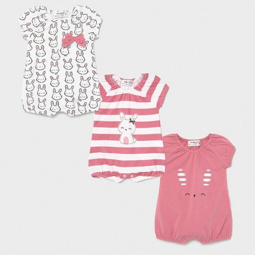 Set pijamas cortos bebé niña [0]