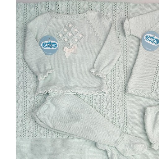 Conjunto polainas de hilo 2p bodoques rombos [1]