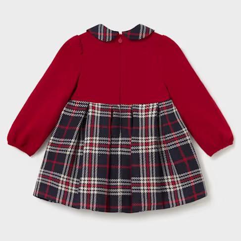 Vestido cuadros combinado bebé [2]