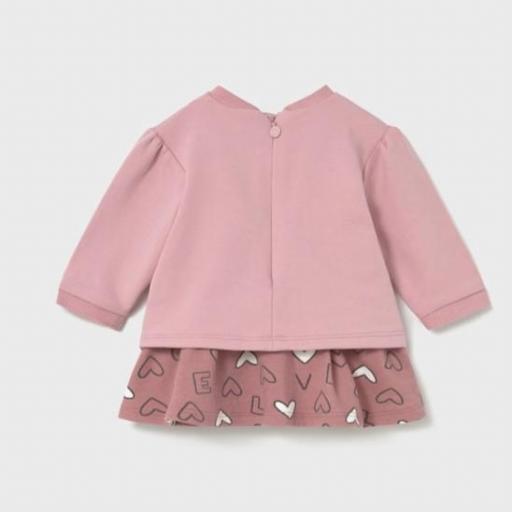 Vestido combinado muñeca felpa recién nacida [1]