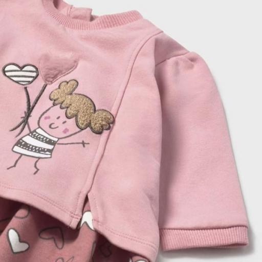 Vestido combinado muñeca felpa recién nacida [2]