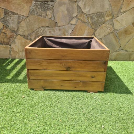 Jardinera 60x60x40 Lasur Teka