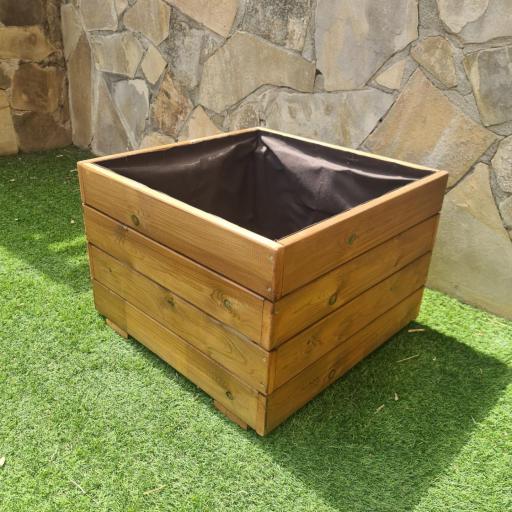 Jardinera 70x70x40 Lasur Teka [1]