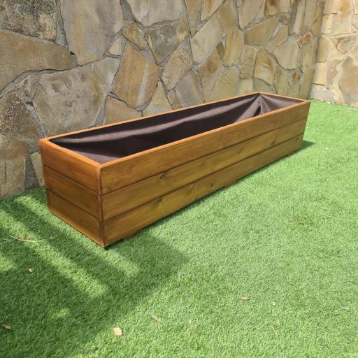 Jardinera 150x35x30 Lasur Teka [1]