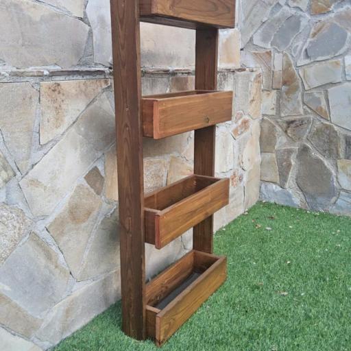 Jardinera Vertical A4 XXL 120 Lasur Teka  [1]