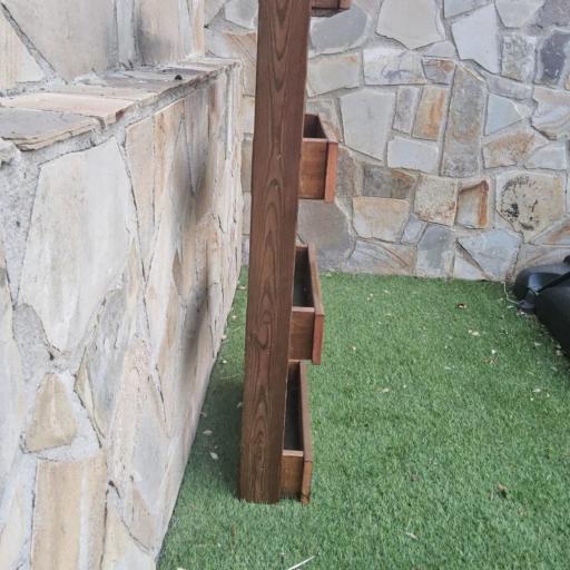Jardinera Vertical A4 XXL 120 Lasur Teka  [2]