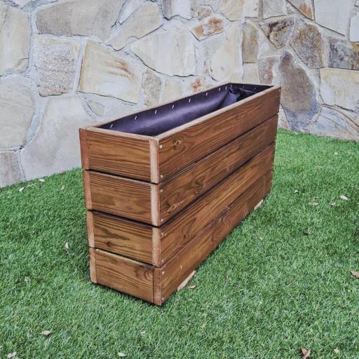 Jardinera 80x20x40 Lasur Teka [1]