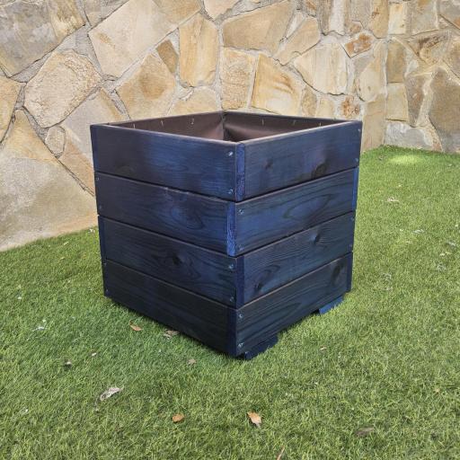Jardinera 40x40x40 Lasur Azul Antiguo [1]