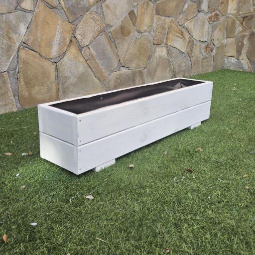 Jardinera 90x20x20 Lasur Blanco [2]