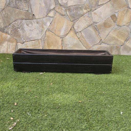 Jardinera 100x25x20 Lasur Negro [0]