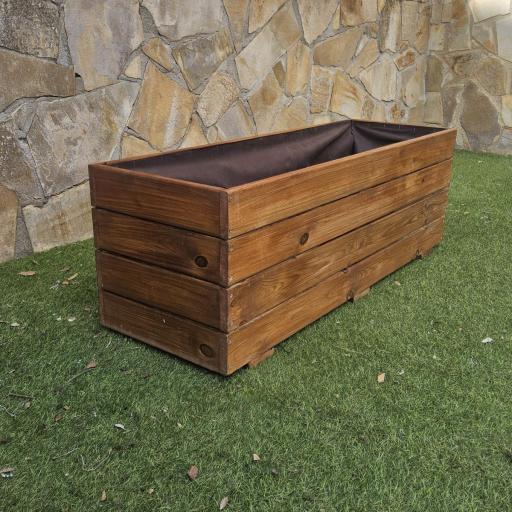 Jardinera 120x40x40 Lasur Teka [2]